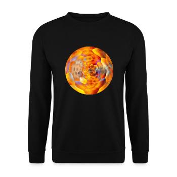 Mandala Graal 4 - Unisex Pullover - Schwarz - Vorne - Alina (178cm) & Michal (187cm)