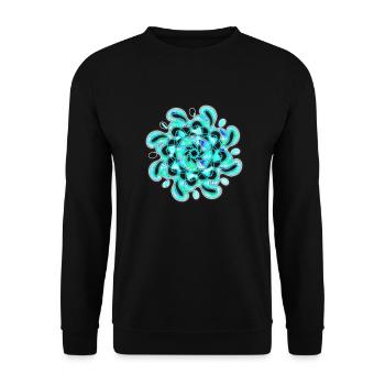 Tak70s2 - Unisex Pullover - Schwarz - Vorne - Alina (178cm) & Michal (187cm)