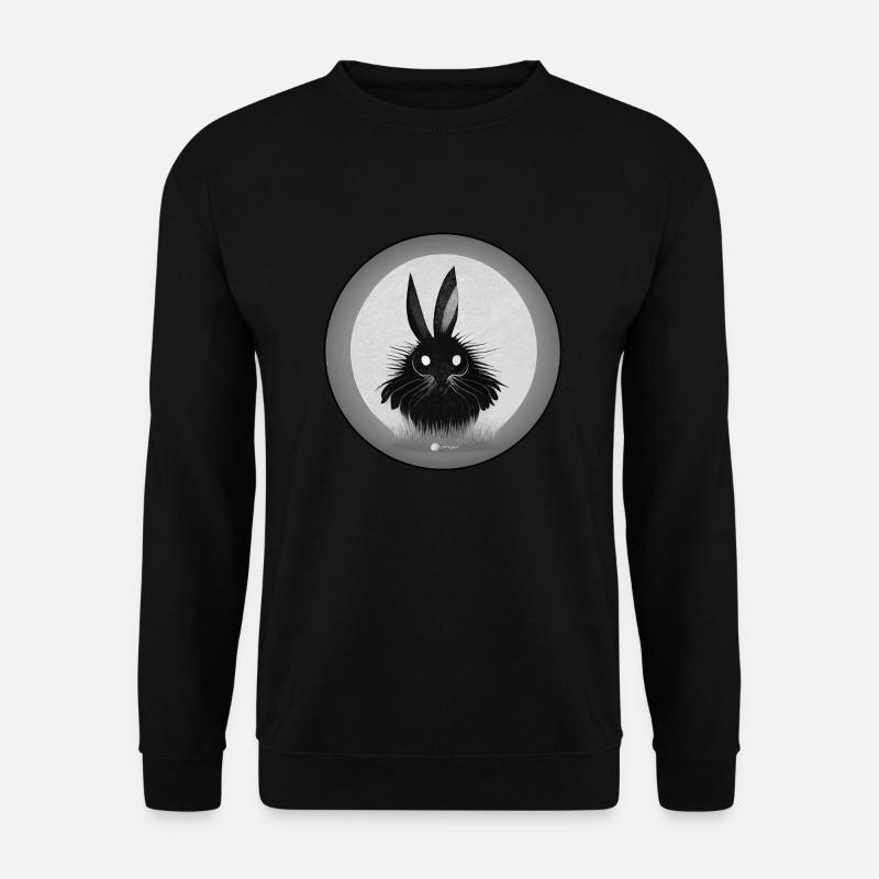 Kaninchen Monster.v2 C.C - Unisex Pullover - Schwarz