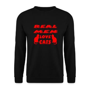 Chat - Sweat-shirt Unisexe - noir - Devant - Alina (178cm) & Michal (187cm)