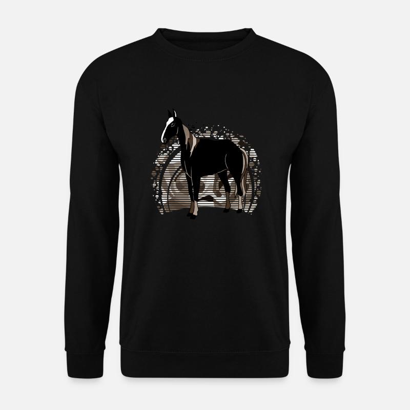 Pferd - Unisex Pullover - Schwarz