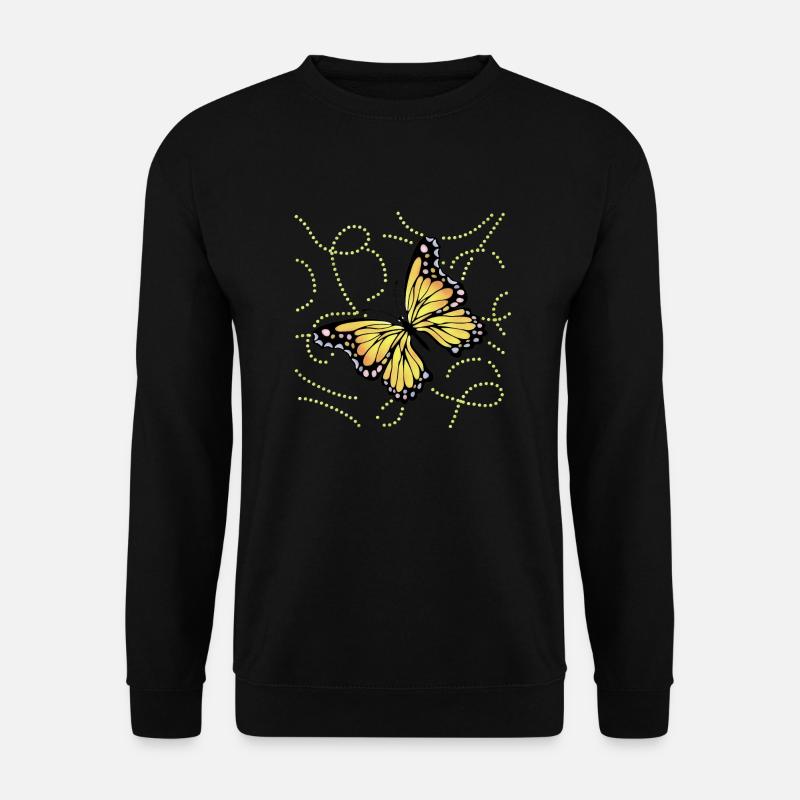 Schmetterling - Unisex Pullover - Schwarz