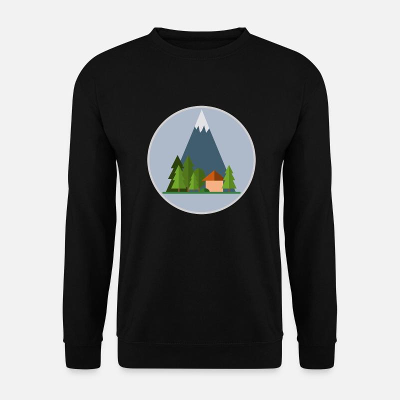 The Mountain Calls: Am Fuß des Berges - Unisex Pullover - Schwarz