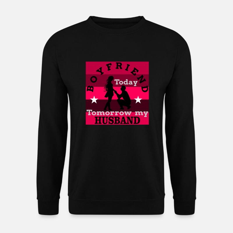 Freund Freundin - Unisex Pullover - Schwarz