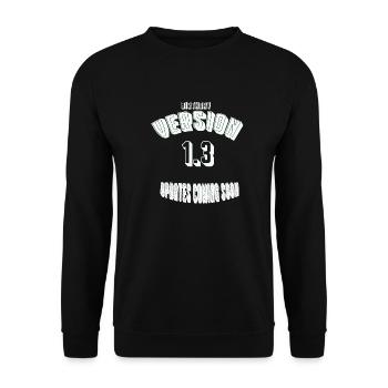 Birthday13 - Unisex Pullover - Schwarz - Vorne - Alina (178cm) & Michal (187cm)