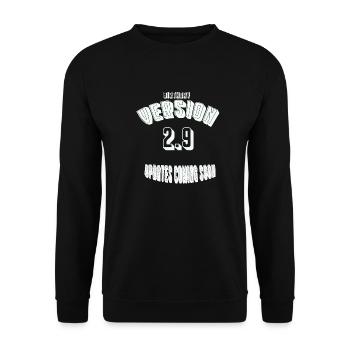 Birthday29 - Unisex Pullover - Schwarz - Vorne - Alina (178cm) & Michal (187cm)