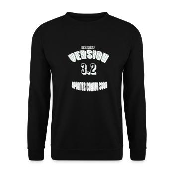 Birthday32 - Unisex Pullover - Schwarz - Vorne - Alina (178cm) & Michal (187cm)