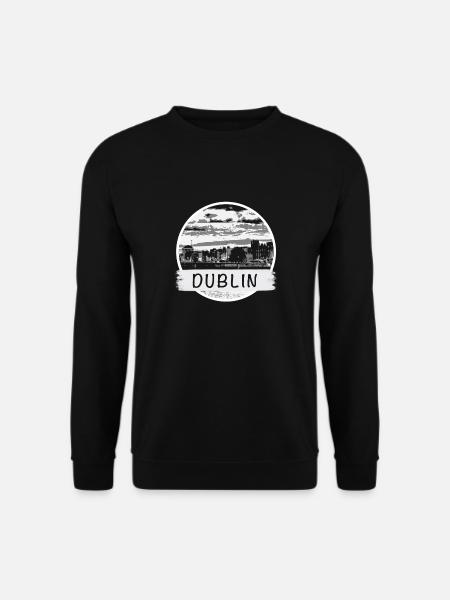 Ville de Dublin - Sweat-shirt Unisexe - noir