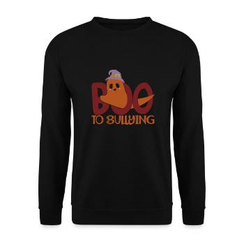 Boo To Bullying - Sweat-shirt Unisexe - noir - Devant - Alina (178cm) & Michal (187cm)