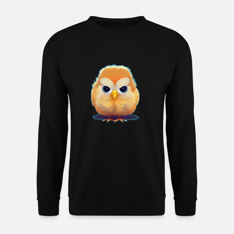 Wütendes Kücken - Unisex Pullover - Schwarz