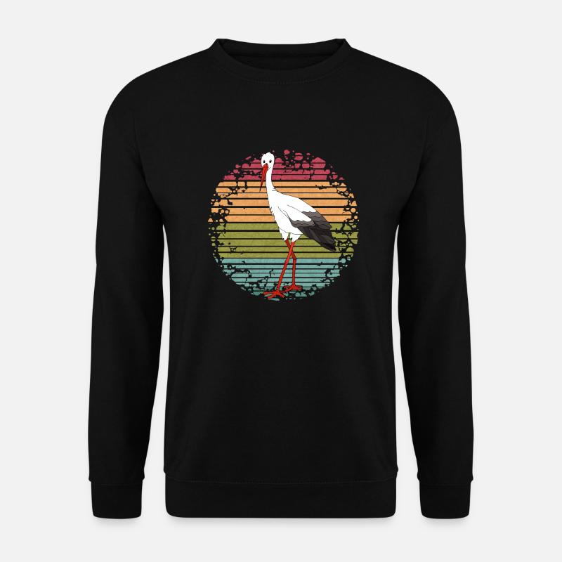 Storchenvogel - Unisex Pullover - Schwarz