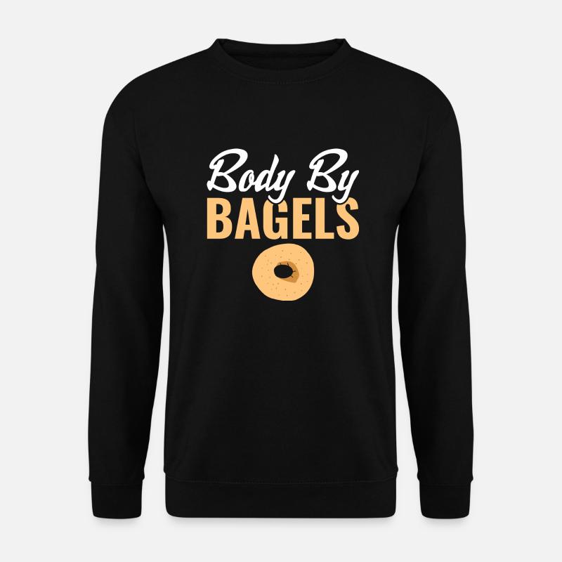 Bagel Saying Gift - Unisex Sweatshirt - black