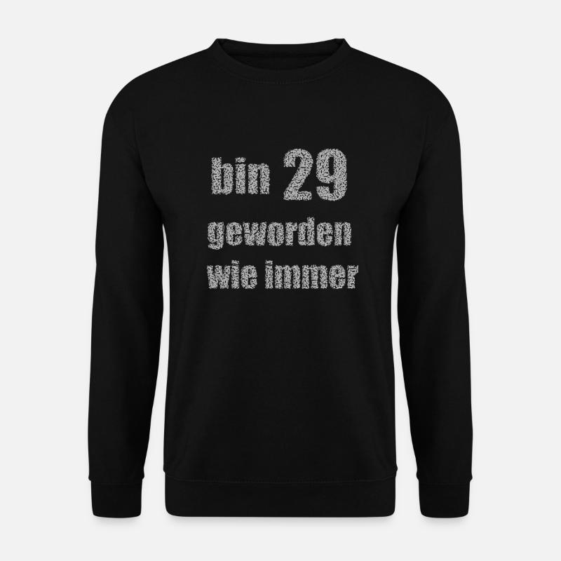 bin 29 - Unisex Pullover - Schwarz