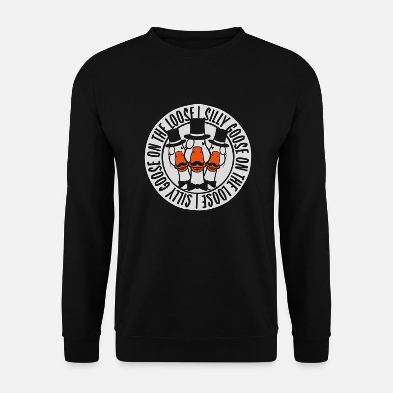 goose on the loose - Unisex Sweatshirt - black