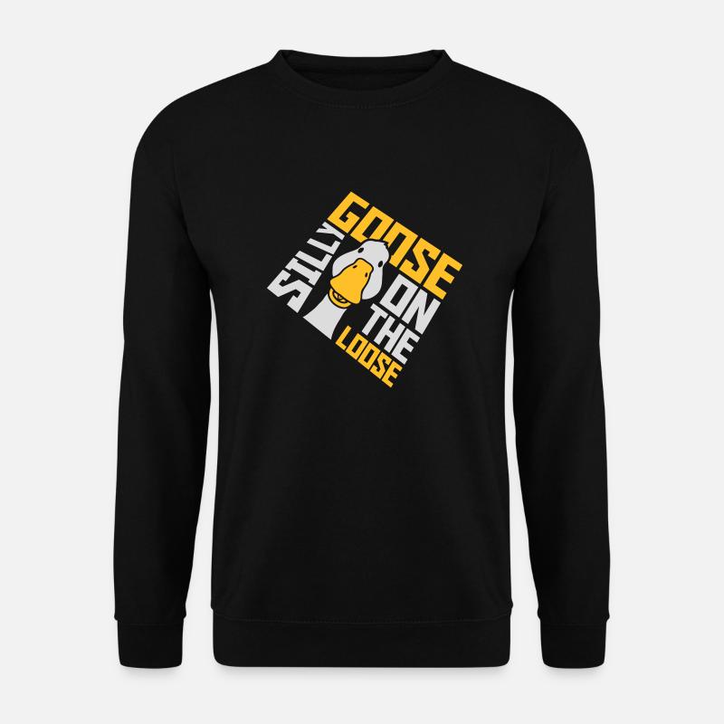 oie en liberté - Sweat-shirt Unisexe - noir