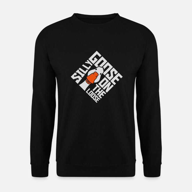 oie en liberté - Sweat-shirt Unisexe - noir