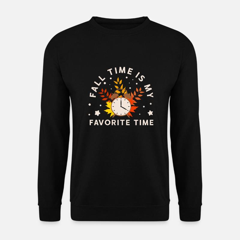 Herbst meine Lieblingszeit - Unisex Pullover - Schwarz
