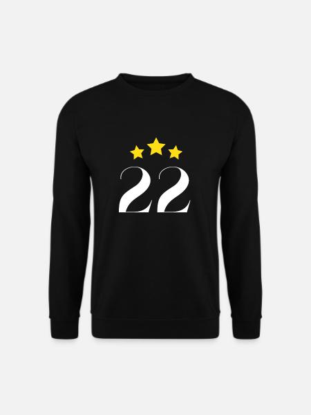 22nd Anniversary Starred - Unisex Sweatshirt - black