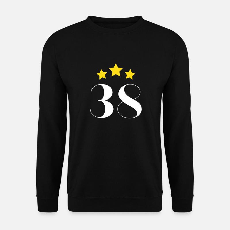 38th Anniversary Starred - Unisex Sweatshirt - black