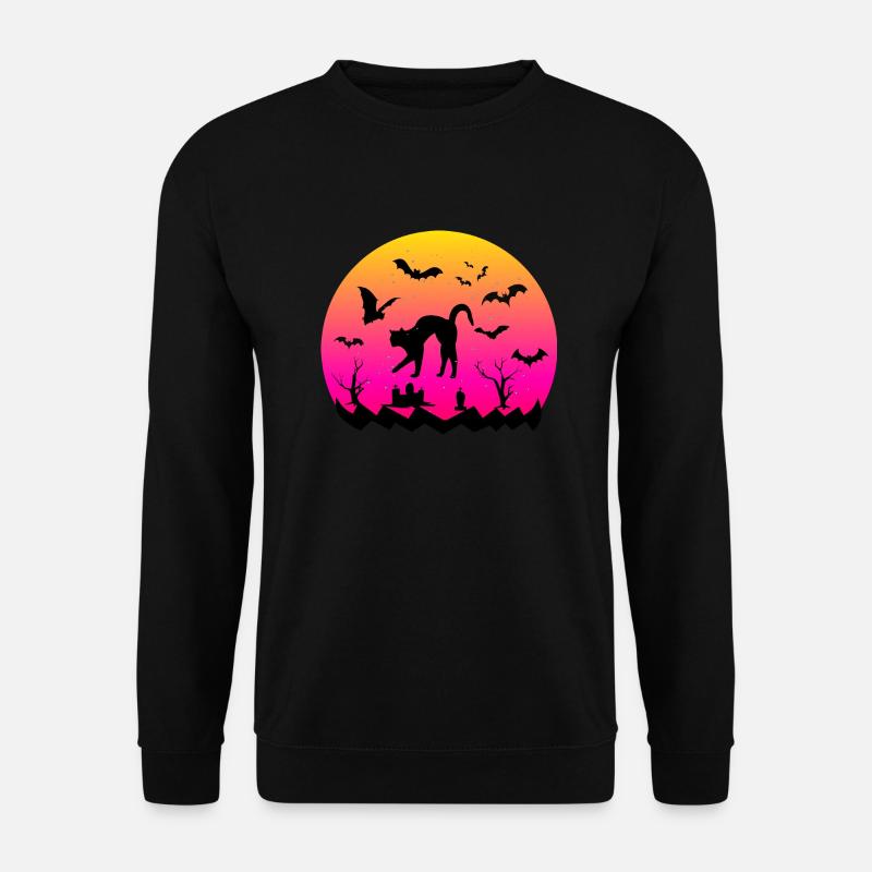 Sunset Cemetery - Halloween - Unisex Pullover - Schwarz