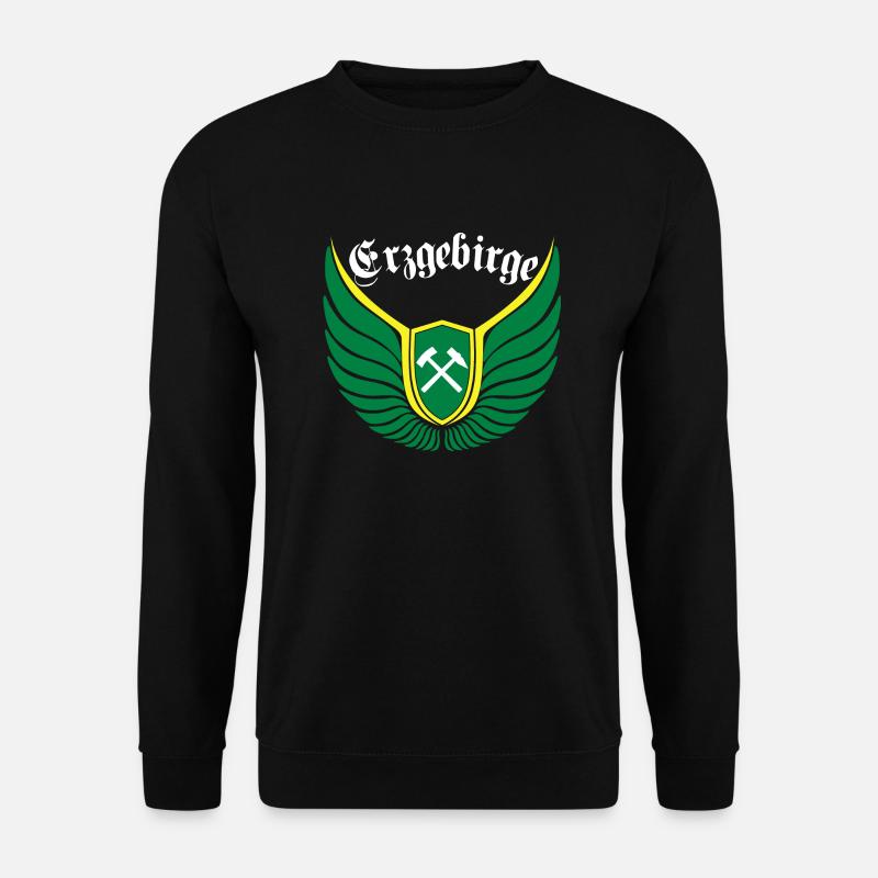 Erzgebirge meine Haamit - Unisex Pullover - Schwarz