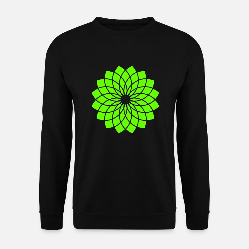 Green Lotus - Unisex Pullover - Schwarz