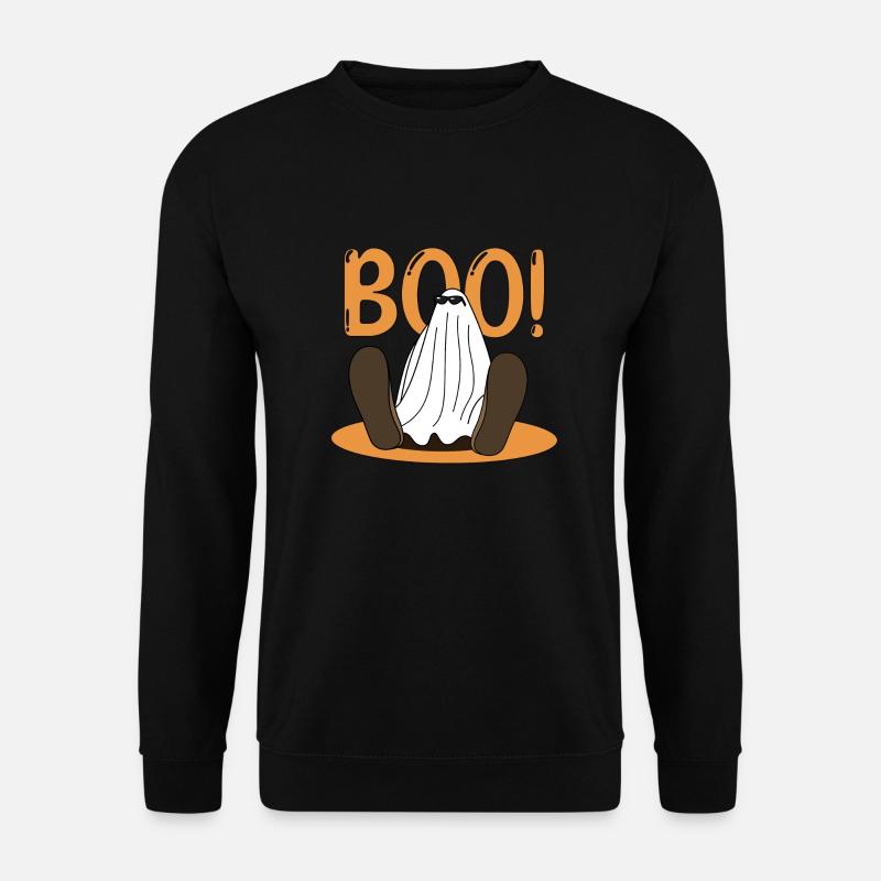 Boo Ghost sitting - Unisex Sweatshirt - black