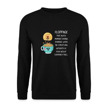 Diskette - Unisex Pullover - Schwarz - Vorne - Alina (178cm) & Michal (187cm)