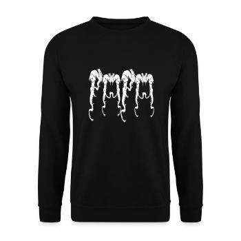Dragon Papa - Sweat-shirt Unisexe - noir - Devant - Alina (178cm) & Michal (187cm)