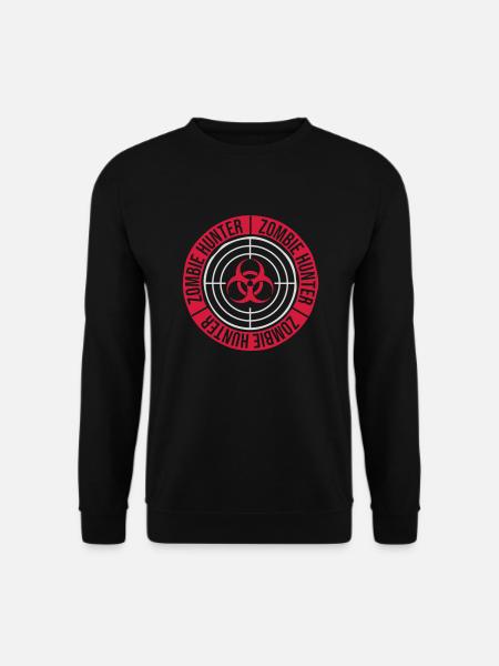 zombie hunter Halloween Quote - Unisex Sweatshirt - black