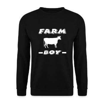 Ferme - Sweat-shirt Unisexe - noir - Devant - Alina (178cm) & Michal (187cm)
