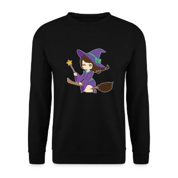 Bbc Ghosts Mary - Sweat-shirt Unisexe - noir - Devant - Alina (178cm) & Michal (187cm)
