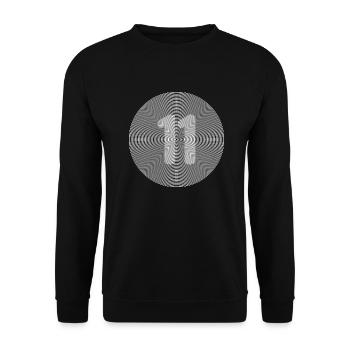 11 - Unisex Pullover - Schwarz - Vorne - Alina (178cm) & Michal (187cm)