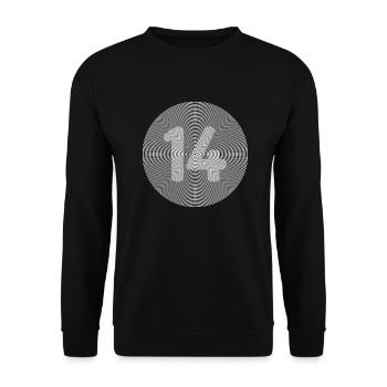 14 - Sweat-shirt Unisexe - noir - Devant - Alina (178cm) & Michal (187cm)