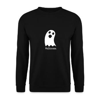 Fantôme mignon Halloween - Sweat-shirt Unisexe - noir - Devant - Alina (178cm) & Michal (187cm)