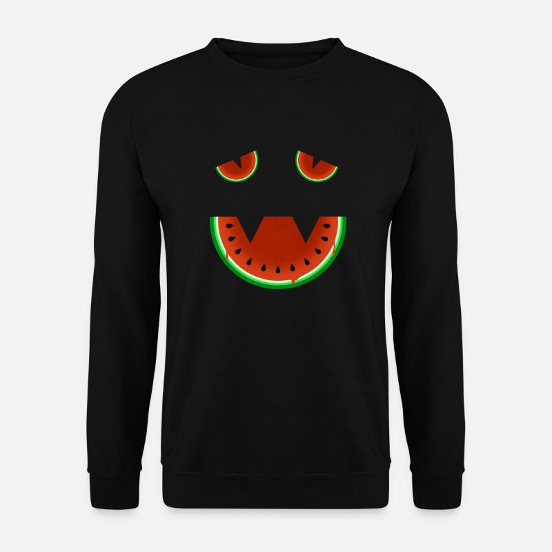 Halloween Watermelon - Unisex Pullover - Schwarz