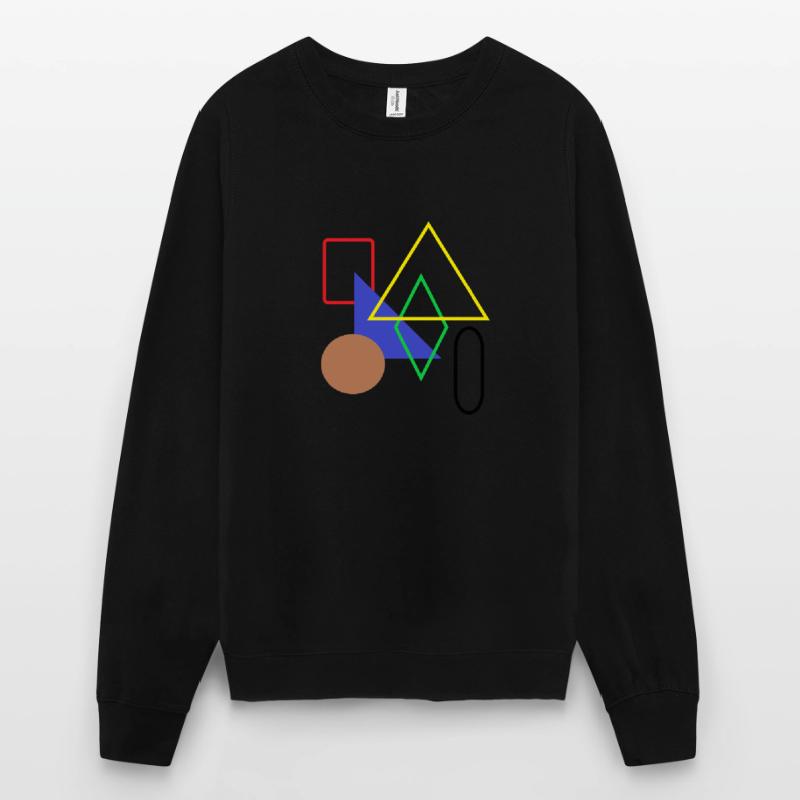 Basic Shapes Geometry Geometric Shapes Patterns Unisex Sweatshirt