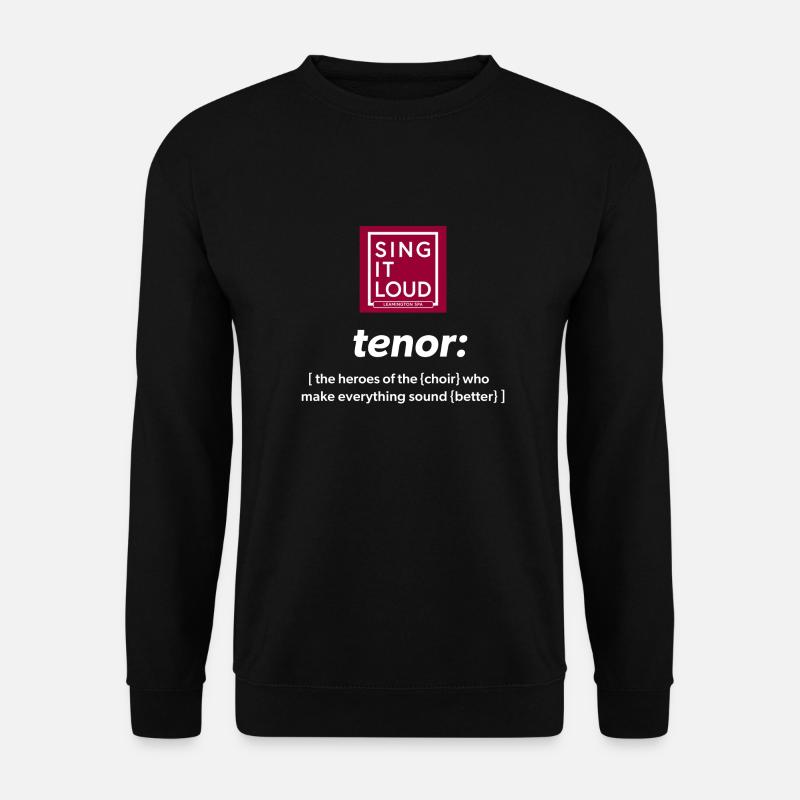 Tenor Noun - Unisex Sweatshirt - black