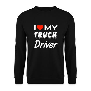 Camion - Sweat-shirt Unisexe - noir - Devant - Alina (178cm) & Michal (187cm)