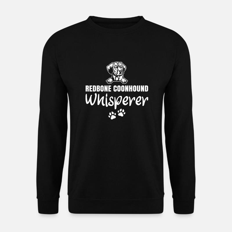 Redbone Coonhound Chien Cadeau - Sweat-shirt Unisexe - noir