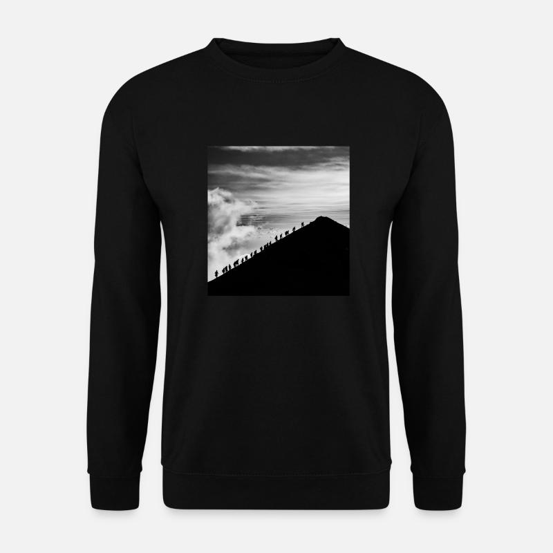 ETNA Sicily mountain climbing - Unisex Sweatshirt - black