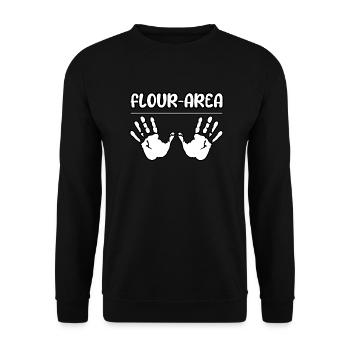 Christmas Chocolate Cookie Flour Area - Unisex Sweatshirt - black - Front - Alina (178cm) & Michal (187cm)