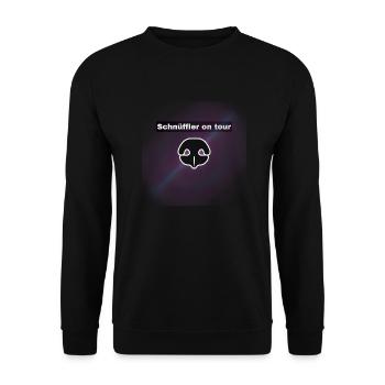 Schnüffler on tour - Unisex Pullover - Schwarz - Vorne - Alina (178cm) & Michal (187cm)