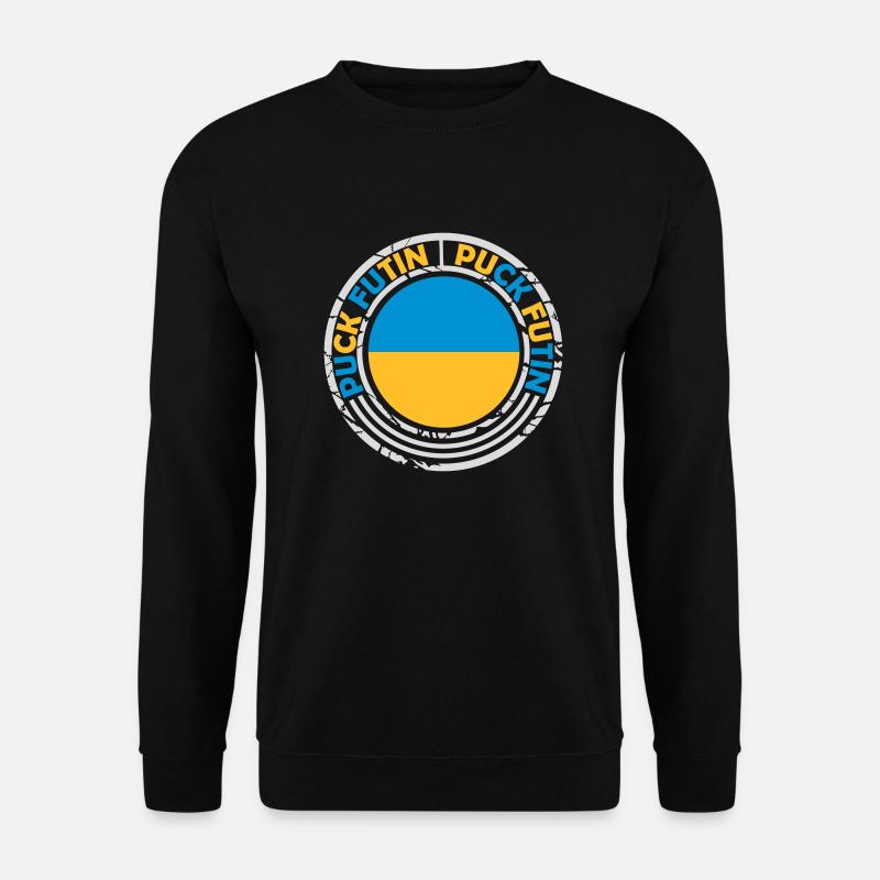 puck futin Logo Design - Unisex Pullover - Schwarz