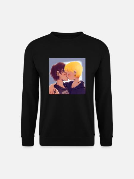 LGBT Queer Kuss 🌈🌈 - Unisex Pullover - Schwarz