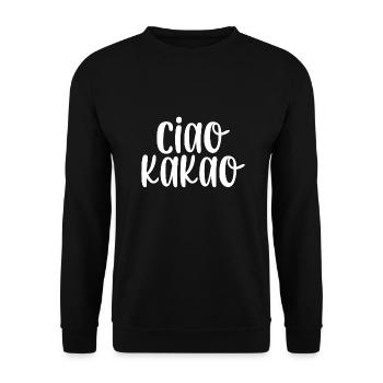 Ciao Kakao - Unisex Pullover - Schwarz - Vorne - Alina (178cm) & Michal (187cm)