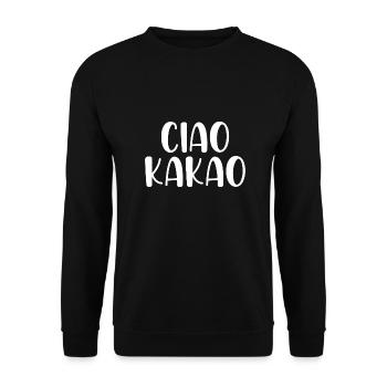 Ciao Kakao - Unisex Pullover - Schwarz - Vorne - Alina (178cm) & Michal (187cm)