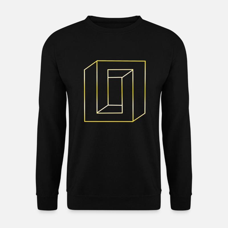 optik - Unisex Pullover - Schwarz