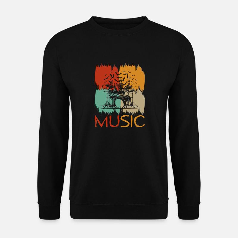 Drums Drummer Drums Drummers - Sweat-shirt Unisexe - noir