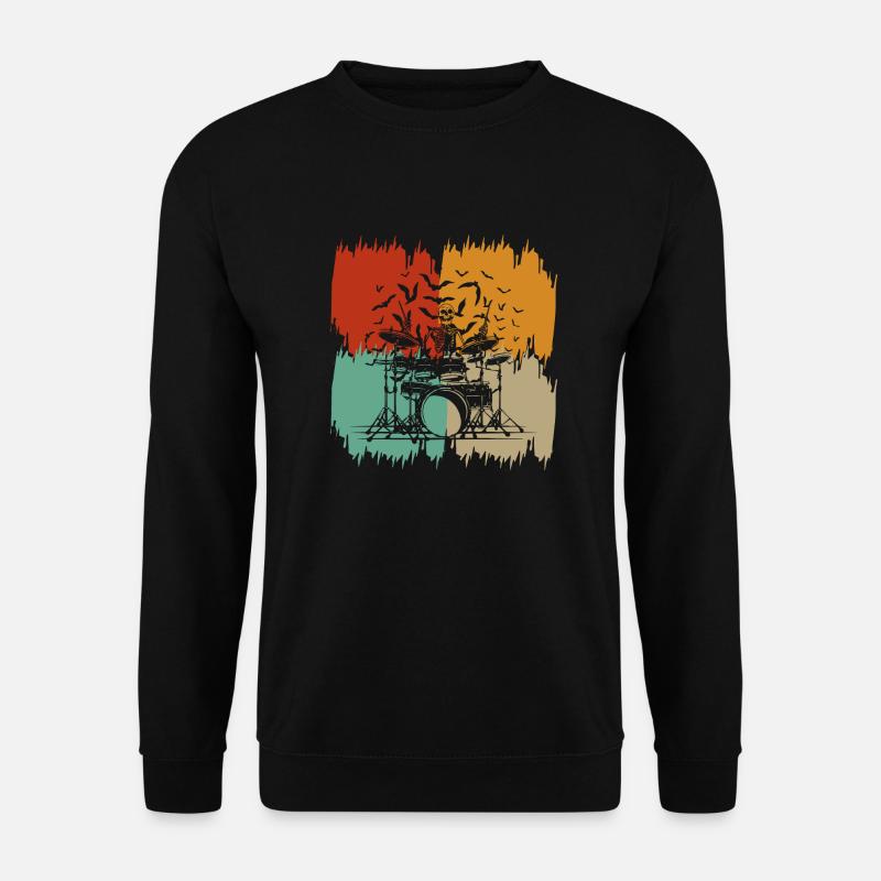 Drums Drummer Drums Drummers - Sweat-shirt Unisexe - noir